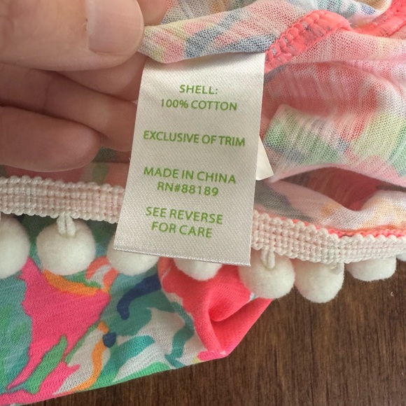 Lilly Pulitzer Pink Crop Tank Top - Picture 8 of 9